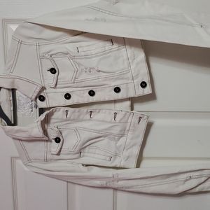 White Jean jacket